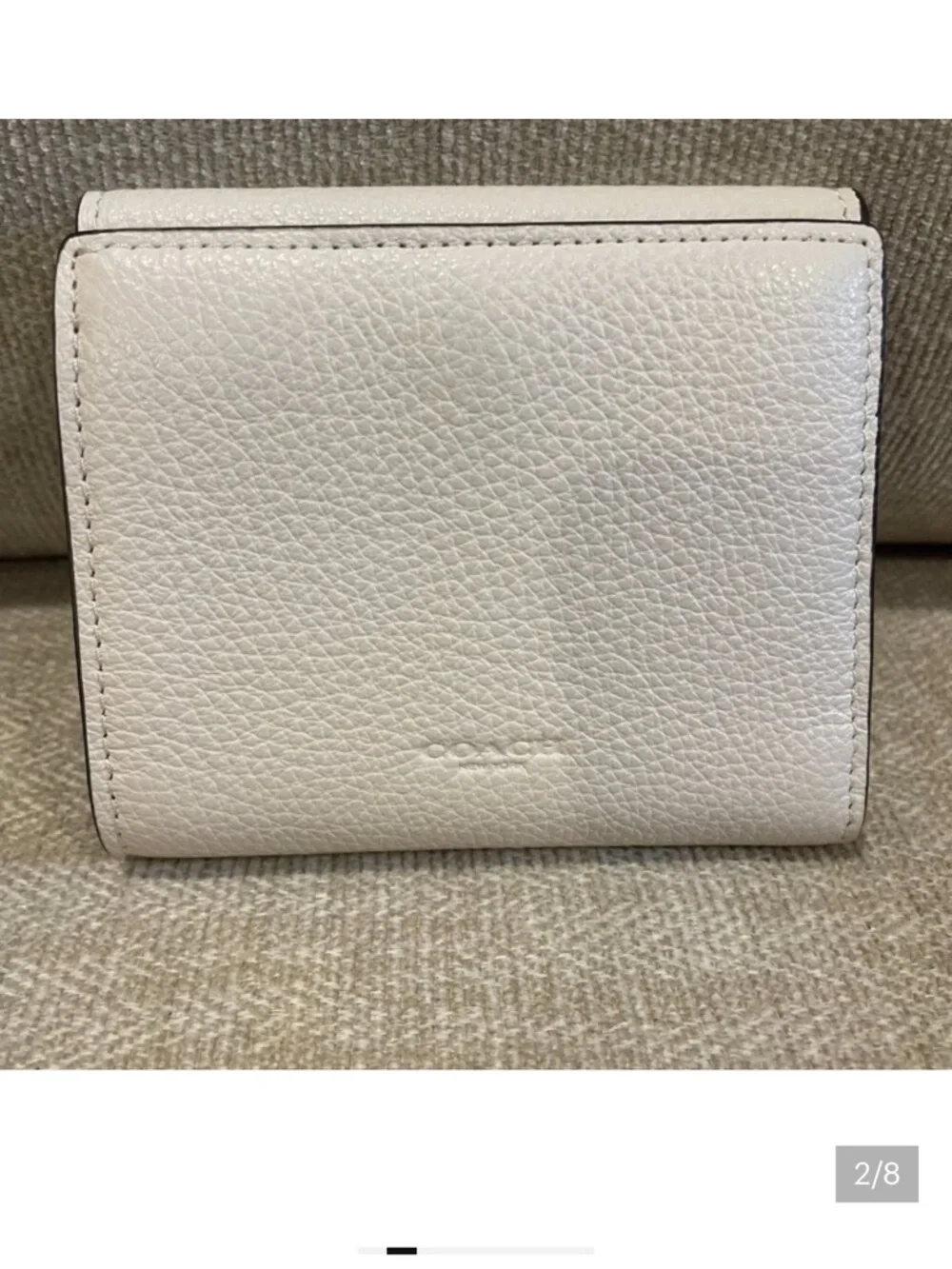 Coach Georgie Small Wallet cream/white/gold